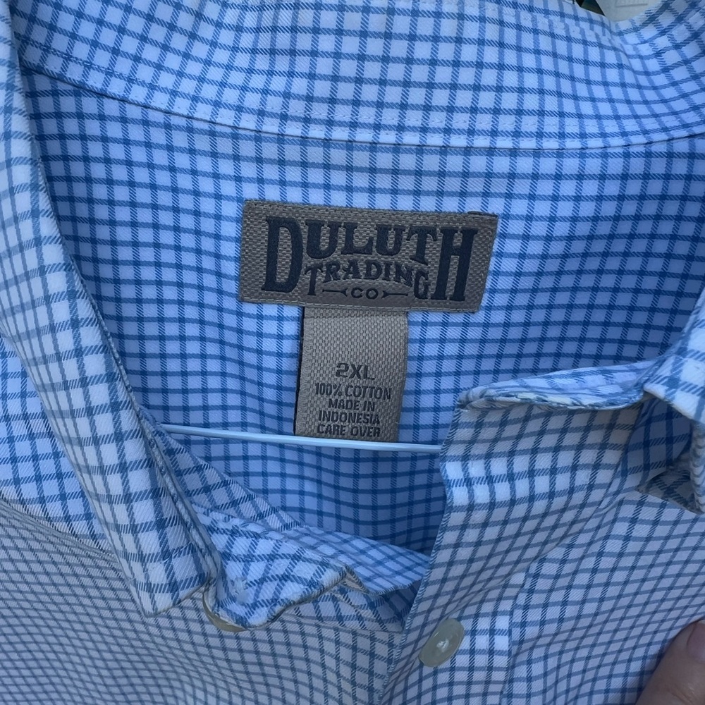 Duluth Trading XXL 100% Cotton Men’s Button Down shirt